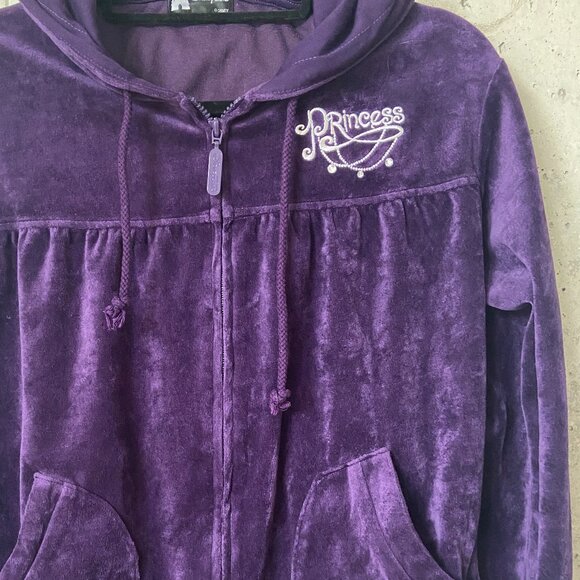 Disney Velour Hoodie Zip-up Princess - Picture 1 of 5